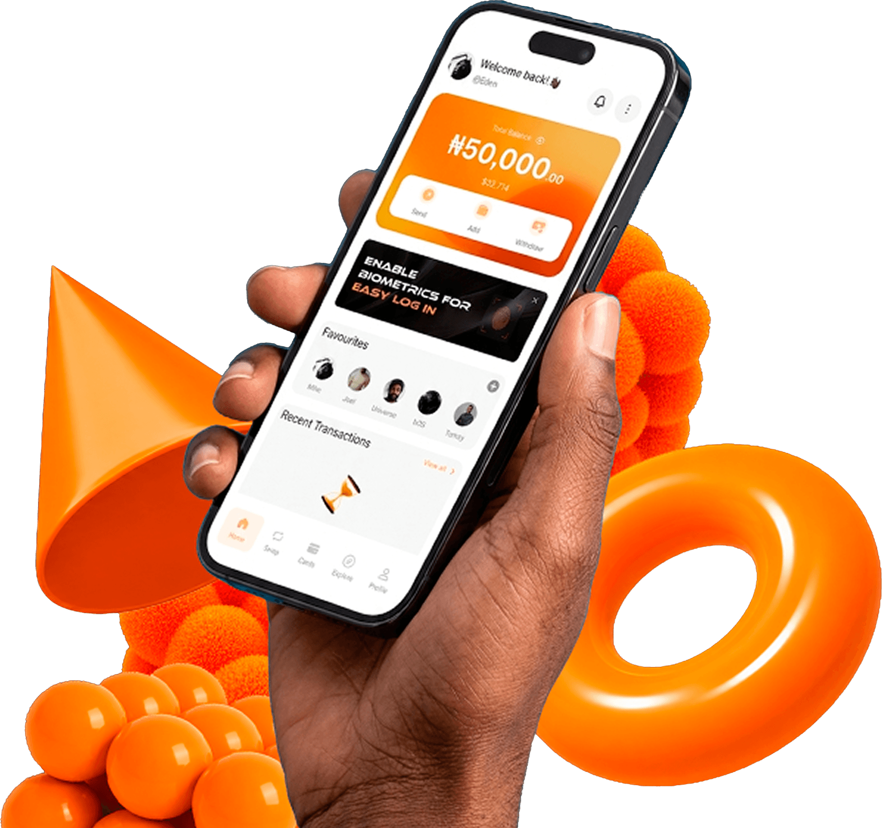 EdenFi app on mobile